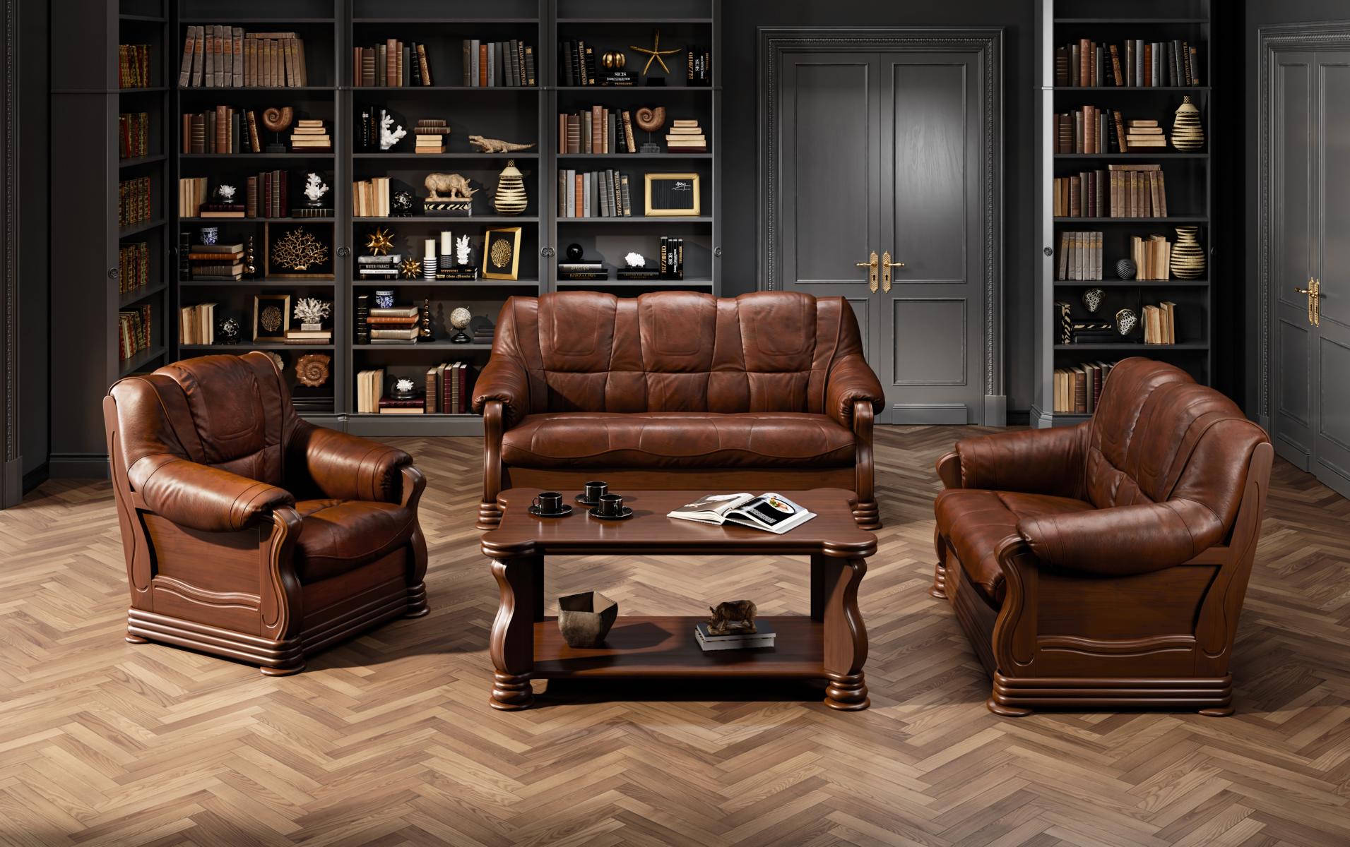 Sitzgarnitur 3+2+1 Sofa Sofagarnitur Sofas Couchen Sitz Polster Klassische Möbel