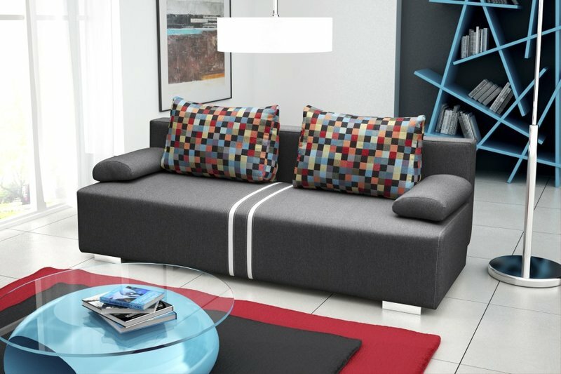 Schlafsofa Klappcouch 3-Sitzer Schlaffunktion + Bettkasten Couch Designer Schlafsofa Klappcouch 3-Sitzer Schlaffunktion + Bettkasten Couch Designer
