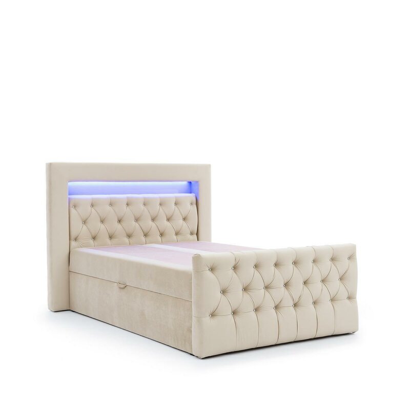Schlafzimmer Chesterfield Bett Doppelbett Einrichtung Luxus Polsterbett Textil Schlafzimmer Chesterfield Bett Doppelbett Einrichtung Luxus Polsterbett Textil