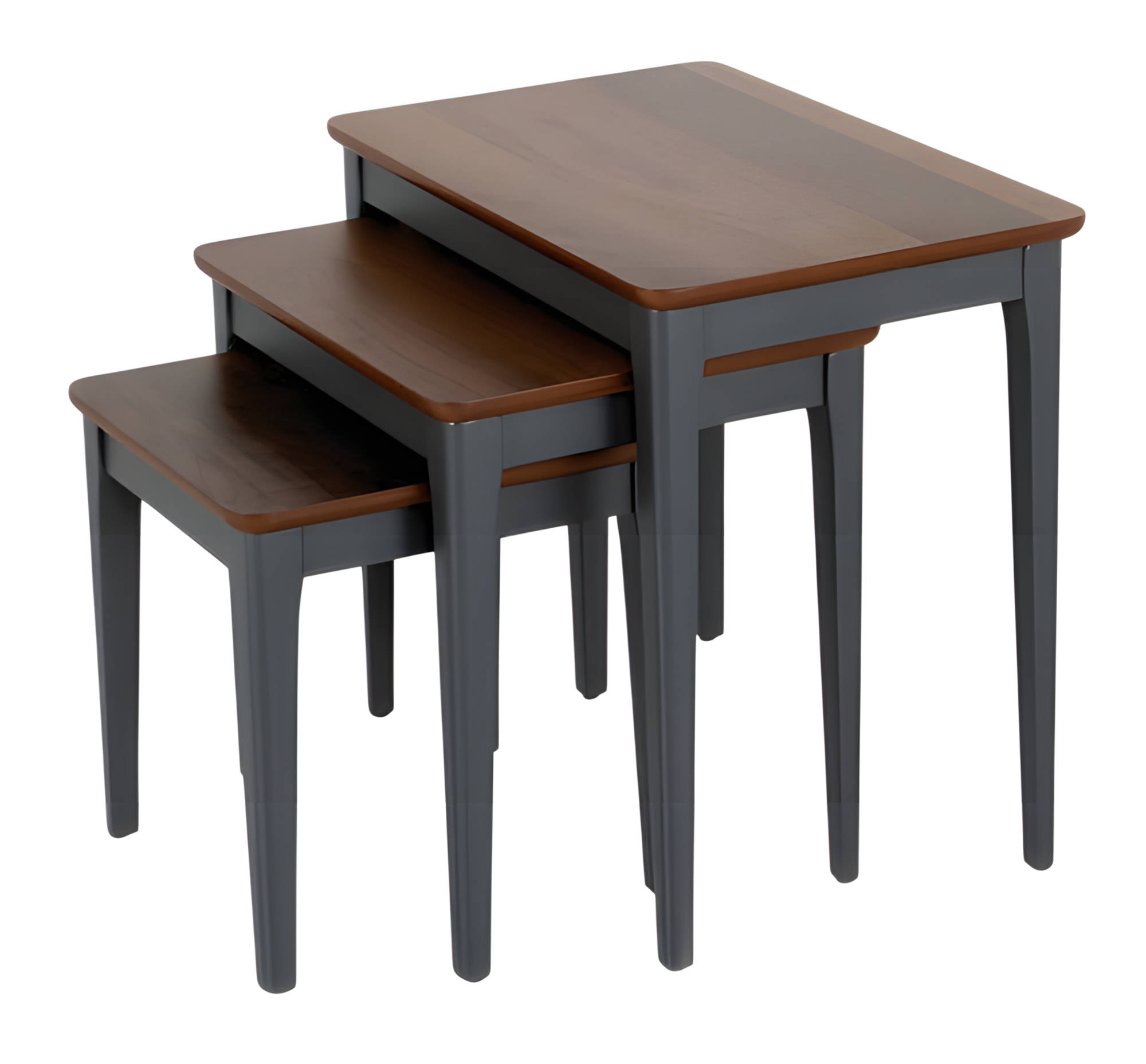 Beistelltisch aus Holz in Braun modern elegant Beistelltisch aus Holz in Braun modern elegant