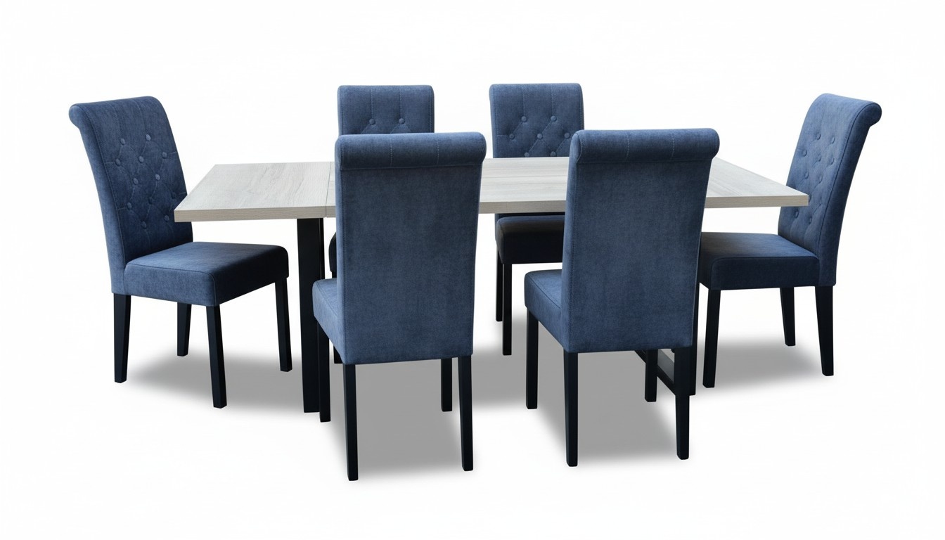 Esstisch Esszimmer Set Essgruppe Klassischer Tisch 7tlg Set Stuhl neu 6x StÃ¼hle