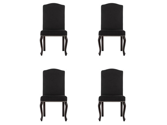4x Chesterfield Design Polster Stuhl Garnitur StÃ¼hle Textil Sitz Komplett Set