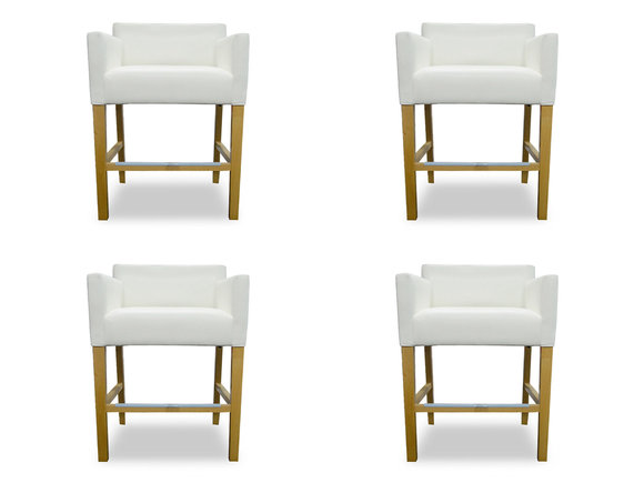 4x Bar Hocker Barhocker Tresen Bar Stuhl Set StÃ¼hle Polster Sitz Garnitur