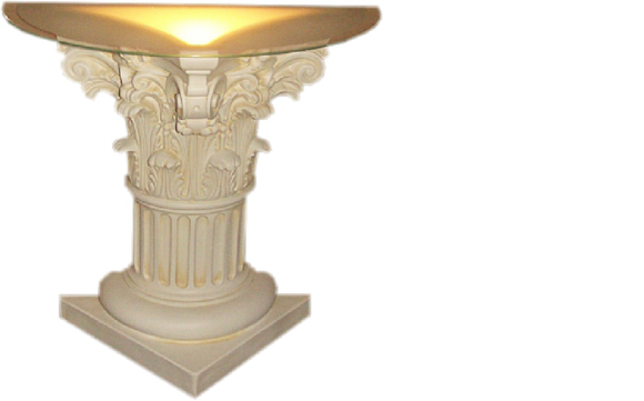 SÃ¤ule Beleuchtet Dekoration SÃ¤ulen Skulpturen Lampe Leuchte Dekor Figuren