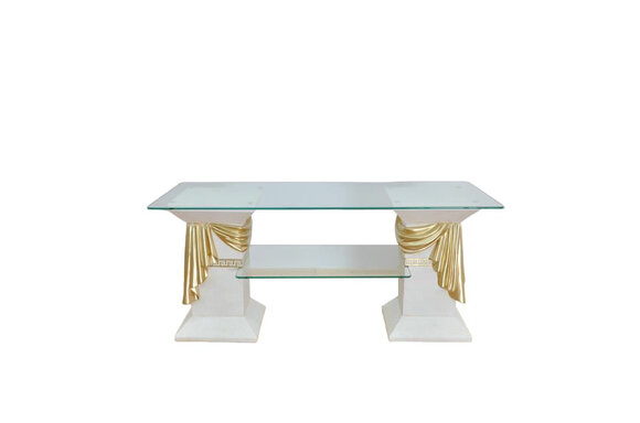 Klassische RTV Sideboard Fernseh Tisch Tische Tv Board Medusa Dekor Regal