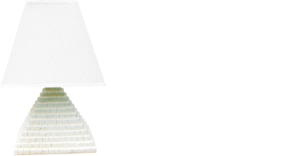 Design Leuchte Stehleuchte Pyramide Ãgyptische Schirm Tischlampe