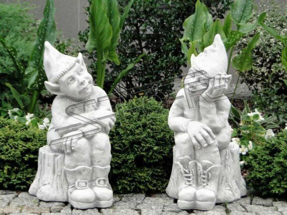 Zwerg Statue Statuen Skulpturen Figur Dekoration Garten Terrasse