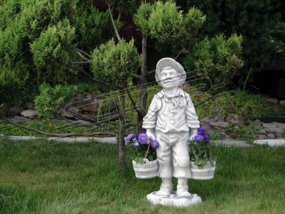 Figur Dekoration BlumenkÃ¼bel Pflanz BlumentÃ¶pfe KÃ¼bel Dekor Figur Garten