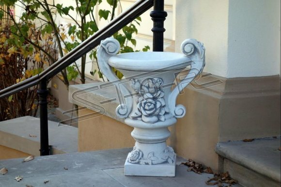 Vase Dekoration Deko Arikel Garten Terrasse Blumentopf Vasen WeiÃ KÃ¤bel