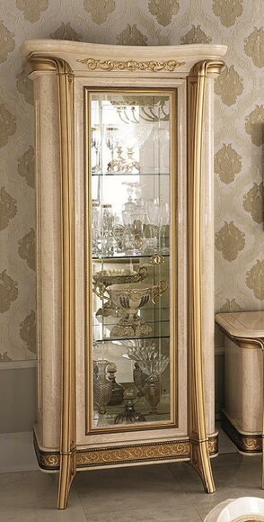 VITRINE Schrank Glasschrank Designer MÃ¶bel Barock Rokoko Jugendstil