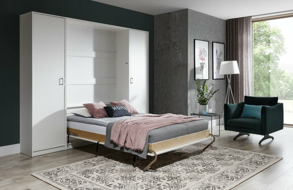 XXL Kleiderschrank Bett Schrank Wandschrank Betten 90/120/140x200 SchrÃ¤nke