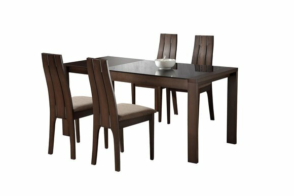 Italienische MÃ¶bel Designer Holz Glas Tisch Sitz Polster Ess Zimmer