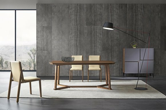 Ess Tisch + 3 StÃ¼hle Konferenz Tische BÃ¼ro Holz Zimmer Design Stuhl