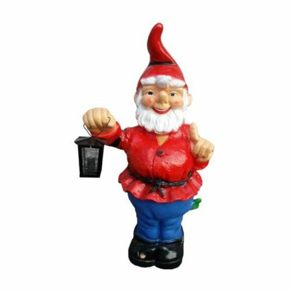 Garten Zwerg 90cm Garten Dekoration Figuren Statuen Figur Hand bemalt
