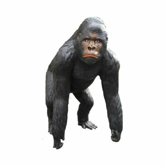 Gorilla Dekorative Statue Garten Statuen 130cm LebensgroÃ Figur Plastik