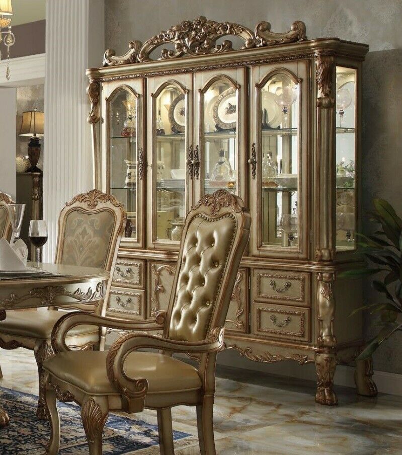 Vitrine 4 TÃ¼rige Schrank Vitrinen Wohnzimmer Schau SchrÃ¤nke Design