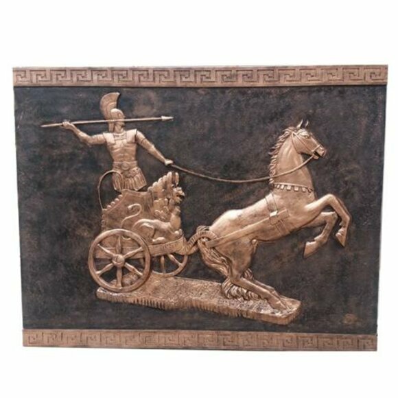 Bild Alexander der GroÃe Relief Figur Statue Skulptur 184x143 Figuren