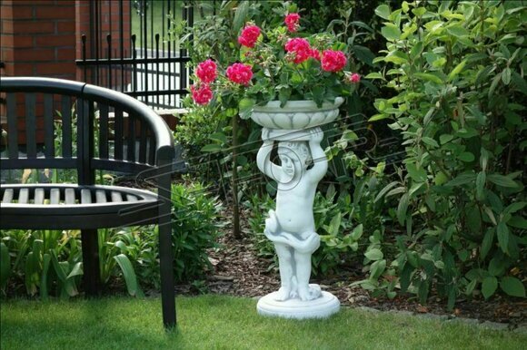 Natur BlumenkÃ¼bel Pflanz KÃ¼bel Dekoration BlumentÃ¶pfe Garten Vasen Figur