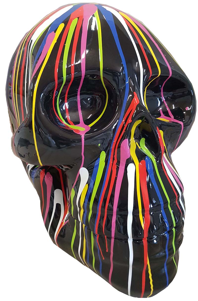 Modern Abstrakte Design Totenkopf SchÃ¤del Skulptur Dekoration Skulptur Neu