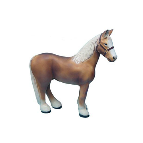 Ponny LebensgroÃe Figur Dekoration Statuen Skulptur Garten Deko Figuren