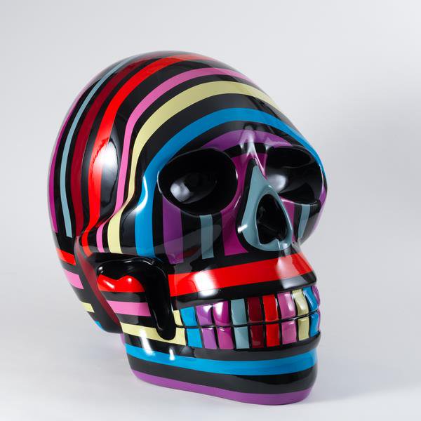 Deko Neu Modern Abstrakte Design Totenkopf Abstrakt SchÃ¤del Skulptur Dekoration