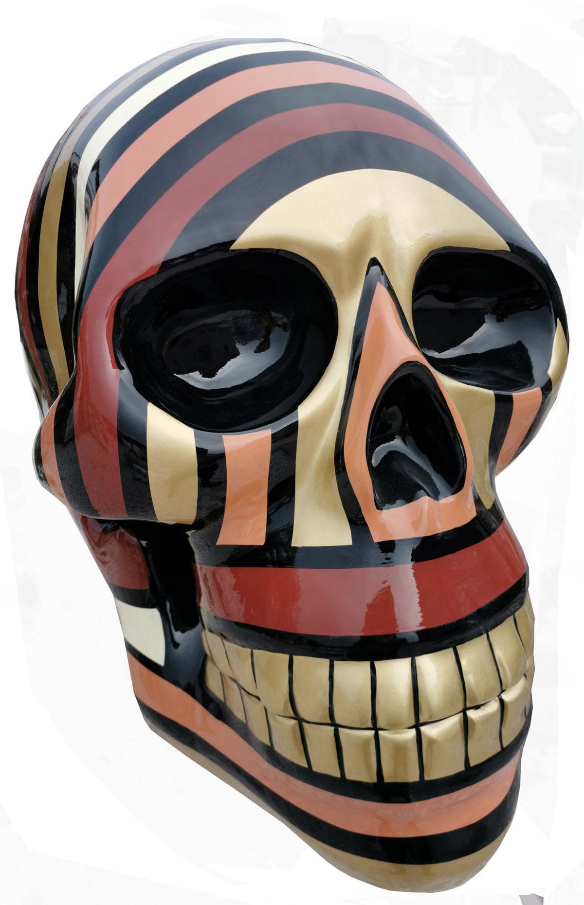 Toten Modern Abstrakte Design Kopf SchÃ¤del Skulptur Dekoration Skulptur Deko Neu