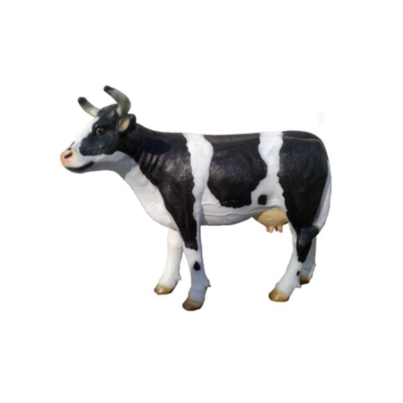 Neu Kuh Rind LebensgroÃe Figur Dekoration Statuen Skulptur Garten Deko Figuren 130cm