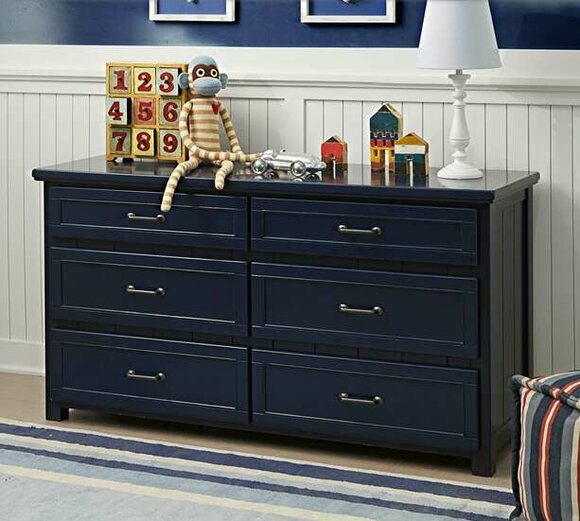 Kommode Sideboard SchrÃ¤nke Schrank mit 6 Schubladen Holz Schlafzimmer MÃ¶bel Neu