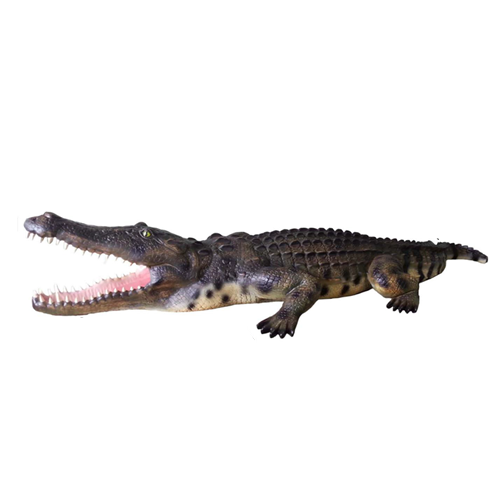 Krokodil Garten Deko LebensgroÃer Statue Figuren Skulptur 320cm Statuen
