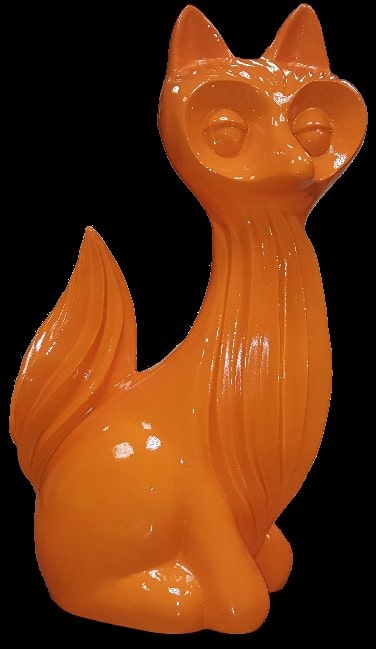 Figuren Abstrakt Statuen designer Loft bunte Skulpturen Fuchs Abstrakte Figur