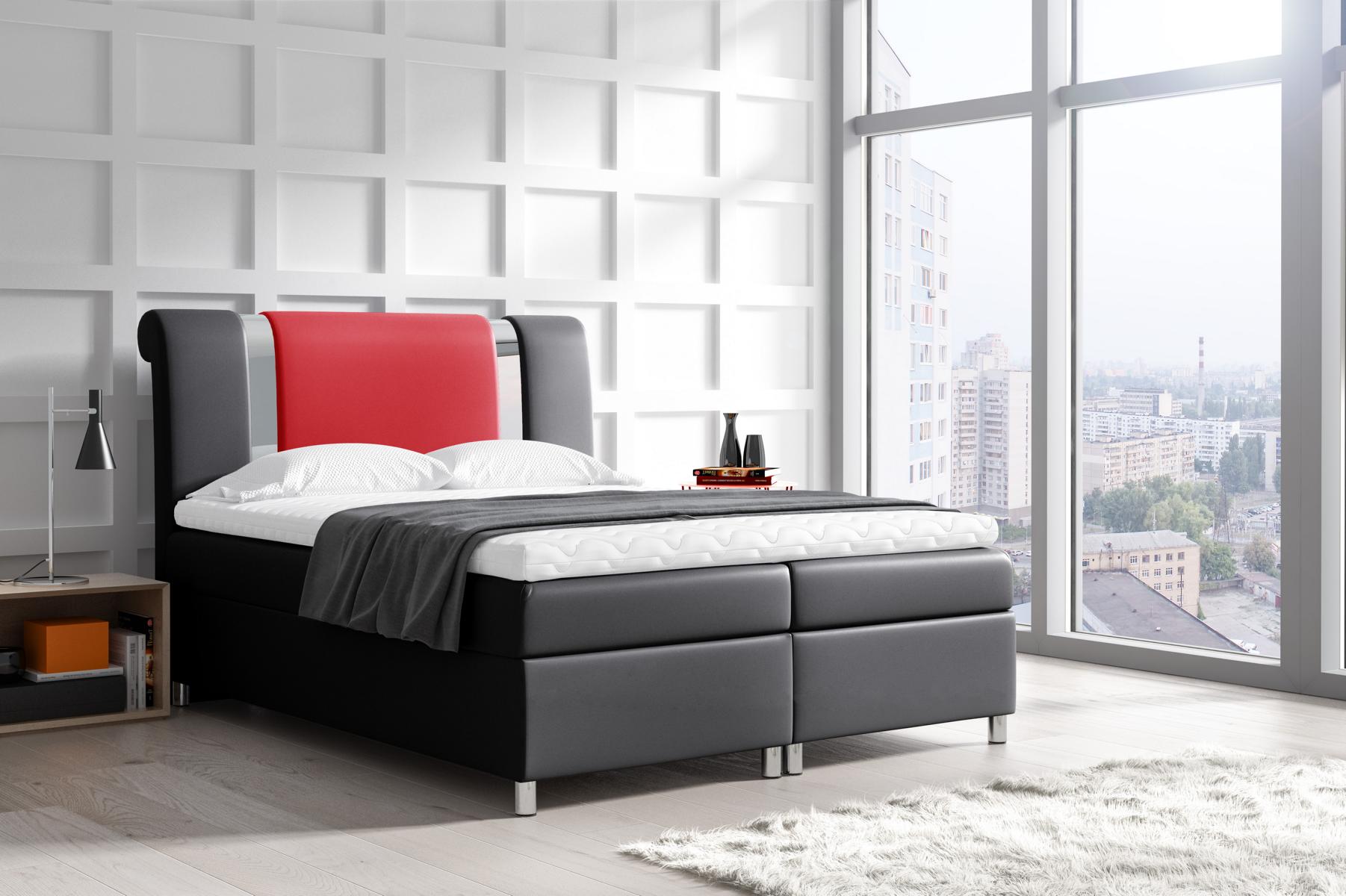 Bett mit Bettkasten Boxspring Betten MÃ¶bel Doppel 160x200 Schlafzimmer Hotel Neu