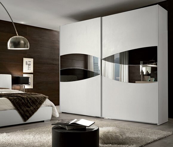 SchrÃ¤nke Kleiderschrank Mit SchwebetÃ¼ren Schlafzimmer Holz Schrank Holz Spiegel