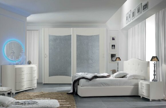 Bett Schlafzimmer Betten Holz Luxus MÃ¶bel Design Hotel Doppel Italien Art dÃ©co