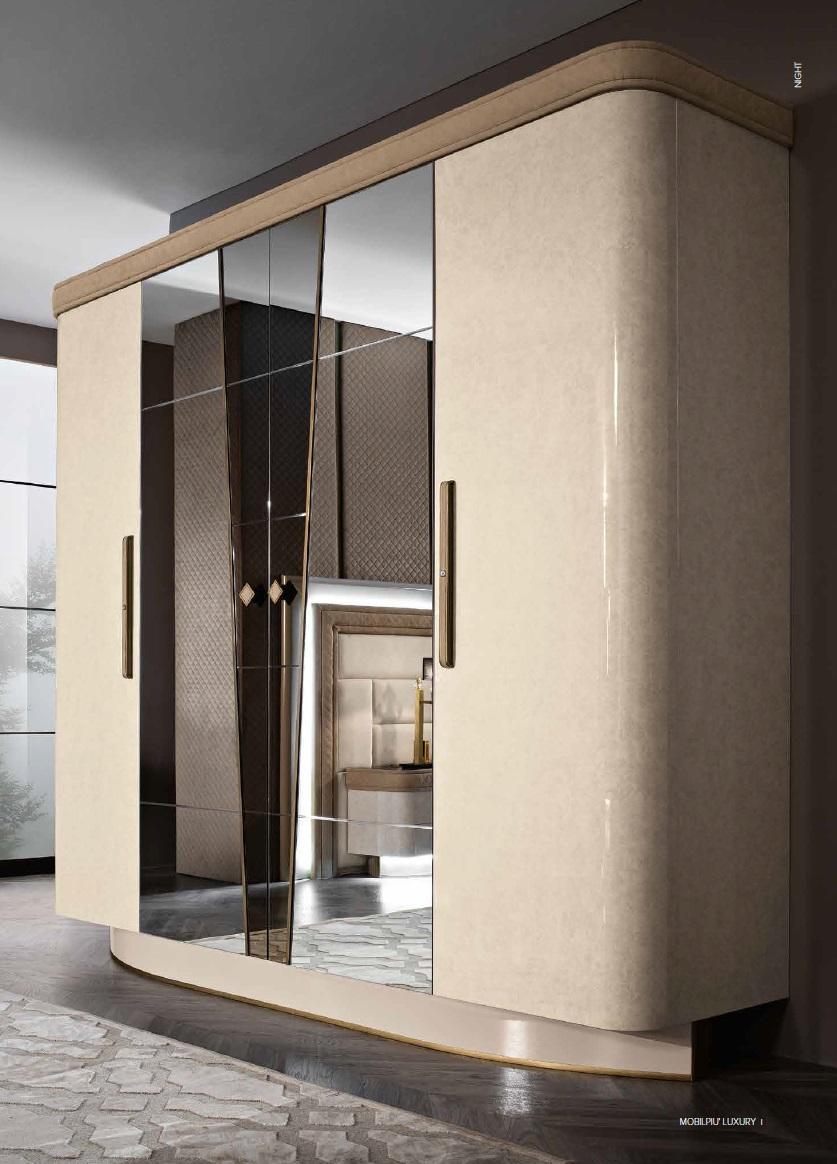 Kleiderschrank Schrank Sppiegel Holz MÃ¶bel SchrÃ¤nke Garderobe Holz Italien Neu
