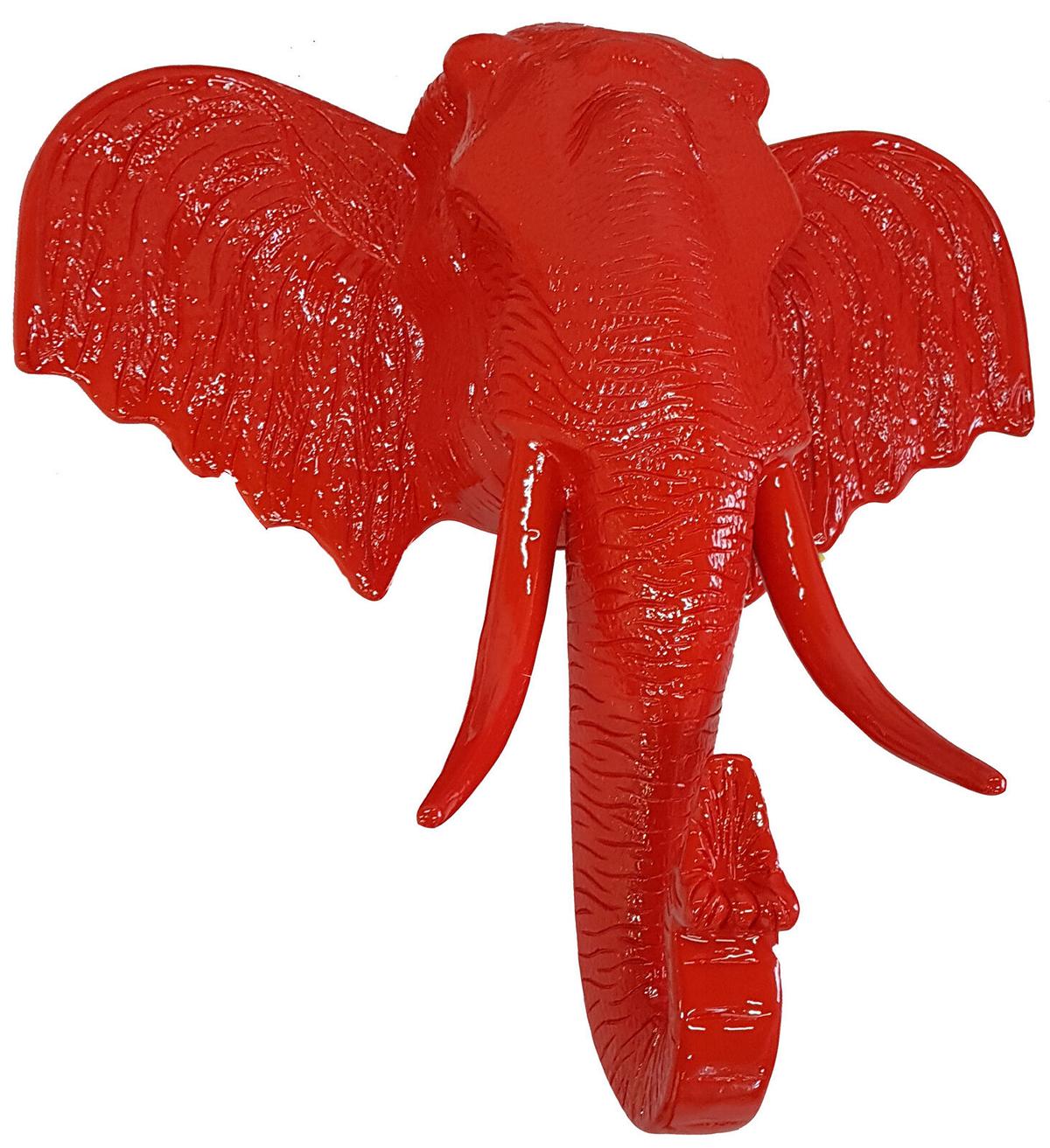 BÃ¼ste Wand Abstrakte Design Kopf Art Elefant Skulptur Dekoration Skulptur Deko