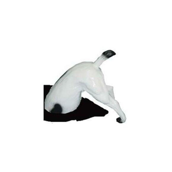 VerrÃ¼ckte Gartenfigur Statue Hund mit Hinterteil 25 cm Skulptur Figuren Statuen