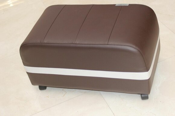 FuÃhocker Ottomane Sitz Bank Hocker Sofa Pouf Braun Beige Polster Sofort