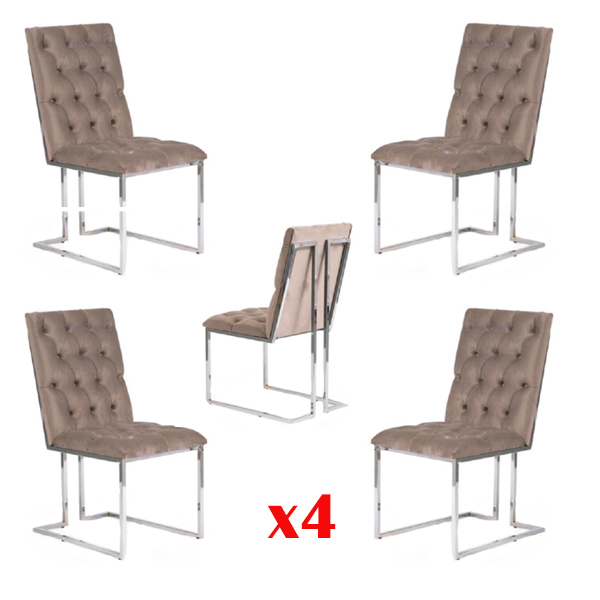 Esszimmer StÃ¼hle Textil Gruppe Garnitur 4x Stuhl Set Sessel Garnitur