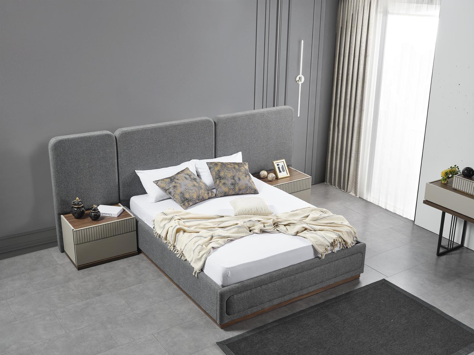 Design Bett Stoff Luxus Betten Schlafzimmer MÃ¶bel Einrichtung Doppelbett