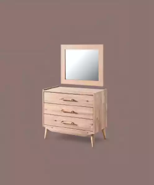 Braune Kommode im Schlafzimmer braun aus Holz mit Schubladen MÃ¶bel