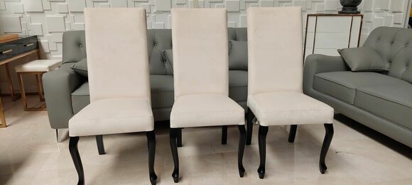 Designer 3x StÃ¼hle Esszimmer Stuhl KÃ¼chenstuhl luxus StÃ¼hle Holz WeiÃ Sofort