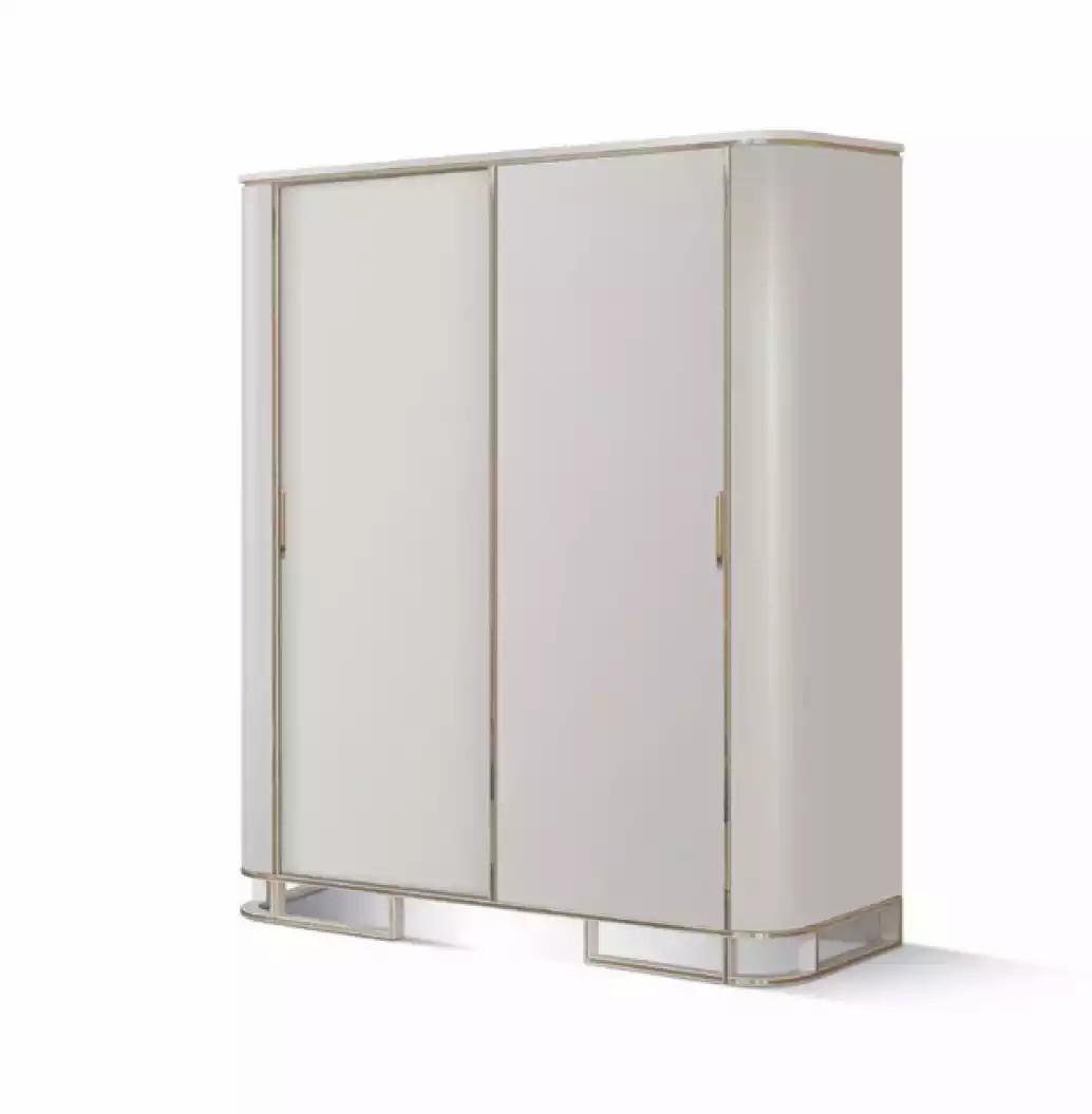 Kleiderschrank Schrank Luxus Holz SchrÃ¤nke Design MÃ¶bel Schlafzimmer WeiÃ