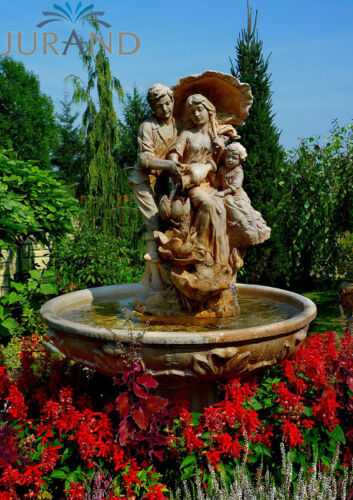 Springbrunnen FontÃ¤ne Zierbrunnen Garten Deko Venedig Brunnen 164 cm Steinguss