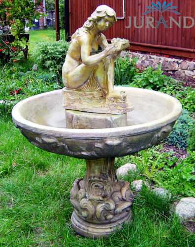 Springbrunnen FontÃ¤ne Zierbrunnen Garten Deko 1038 Brunnen 160 cm Steinguss