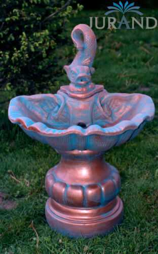 Springbrunnen FontÃ¤ne Zierbrunnen Garten 1008 Deko Brunnen 103 cm Steinguss