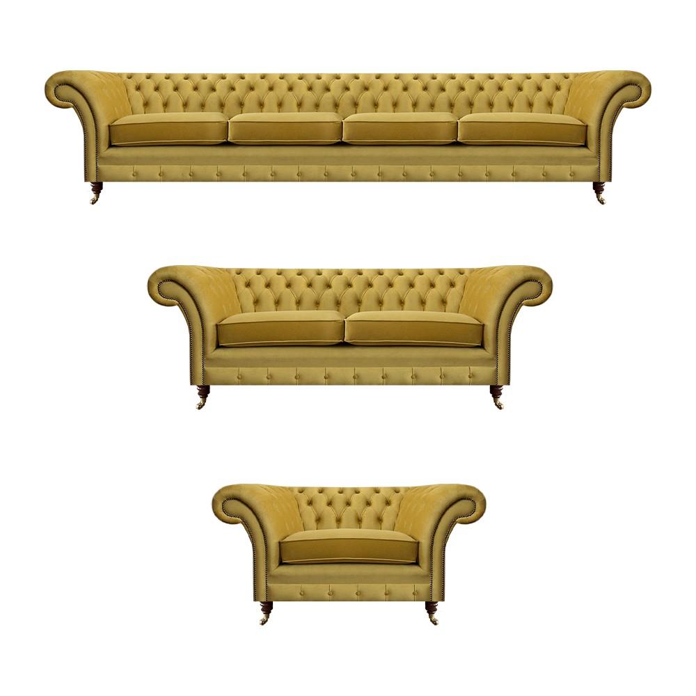 PolstermÃ¶bel Sofagarnitur Luxus Einrichtung Chesterfield Wohnzimmer Komplett