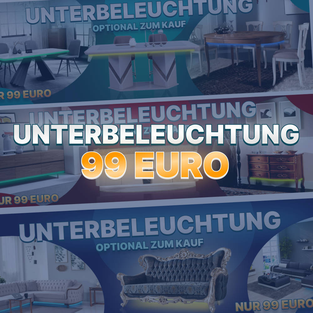 Unterbodenbeleuchtung Lichtleiste LED Licht Beleuchtung MÃ¶bel BÃ¼ro Schlafzimmer Bett Schrank Vitrine Esstisch Tisch MÃ¶belleuchte