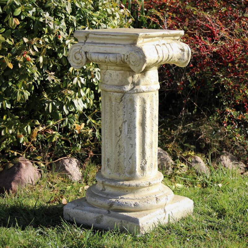 Sockel SÃ¤ule Stein Statuen Garten Dekoration Podest Skulptur SteinsÃ¤ule 3011