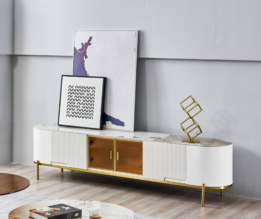 Luxus rtv Lowboard tv StÃ¤nder Sideboard Wohnzimmer Holz WeiÃ Modern Sofort