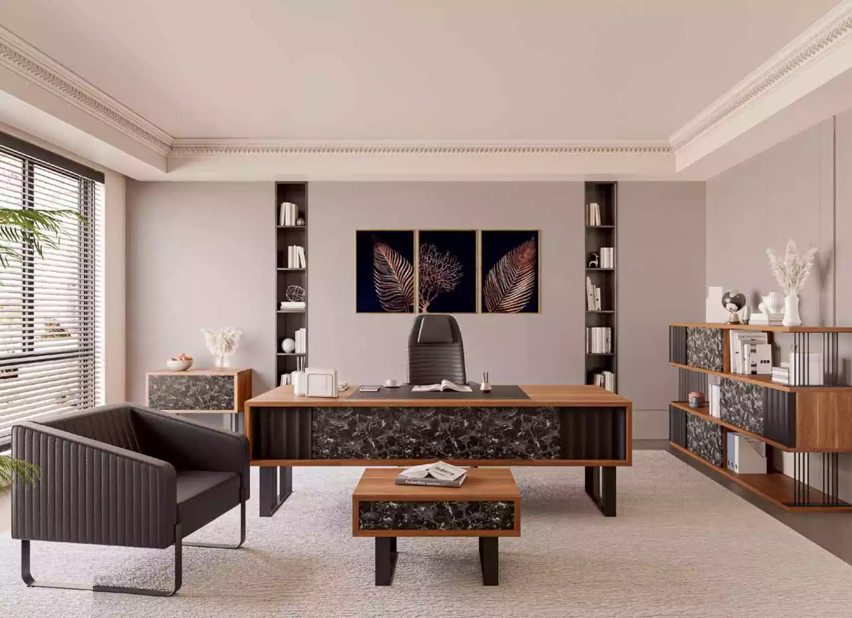 Moderne ArbeitszimmermÃ¶bel BÃ¼ro Set Schreibtisch Couchtisch Aktenschrank